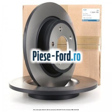 Disc frana spate diametru 280 mm Ford Focus 2004-2007 2.0 145 cai #6675DCA544 Disc frana spate diametru 280 mm Ford Focus 2004-2007 2.0 145 cai #6675DCA544